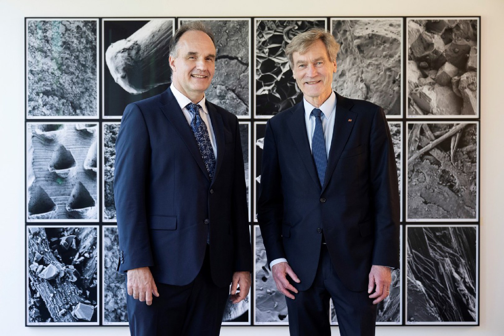 Prof. Dr. Wulf Amelung and Prof. Dr. Dr. h.c. Dr. h.c. Gerd Heusch, Vice President and Secretary of the Class for Natural Sciences and Medicine (from left)